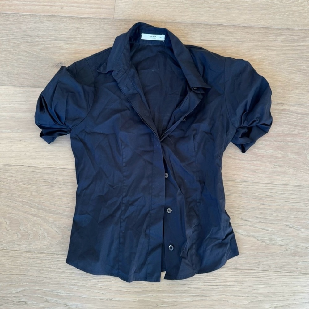 Prada button up polo